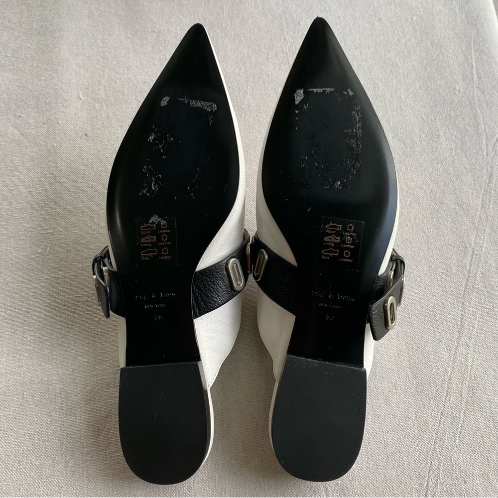 Rag & Bone Victory Mule Flats - Picture 8 of 11